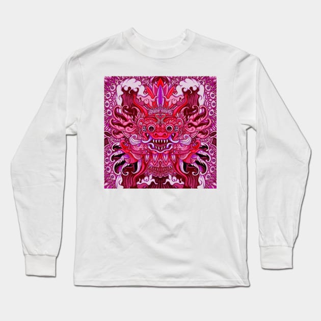 Pink Bali Long Sleeve T-Shirt by fakeface